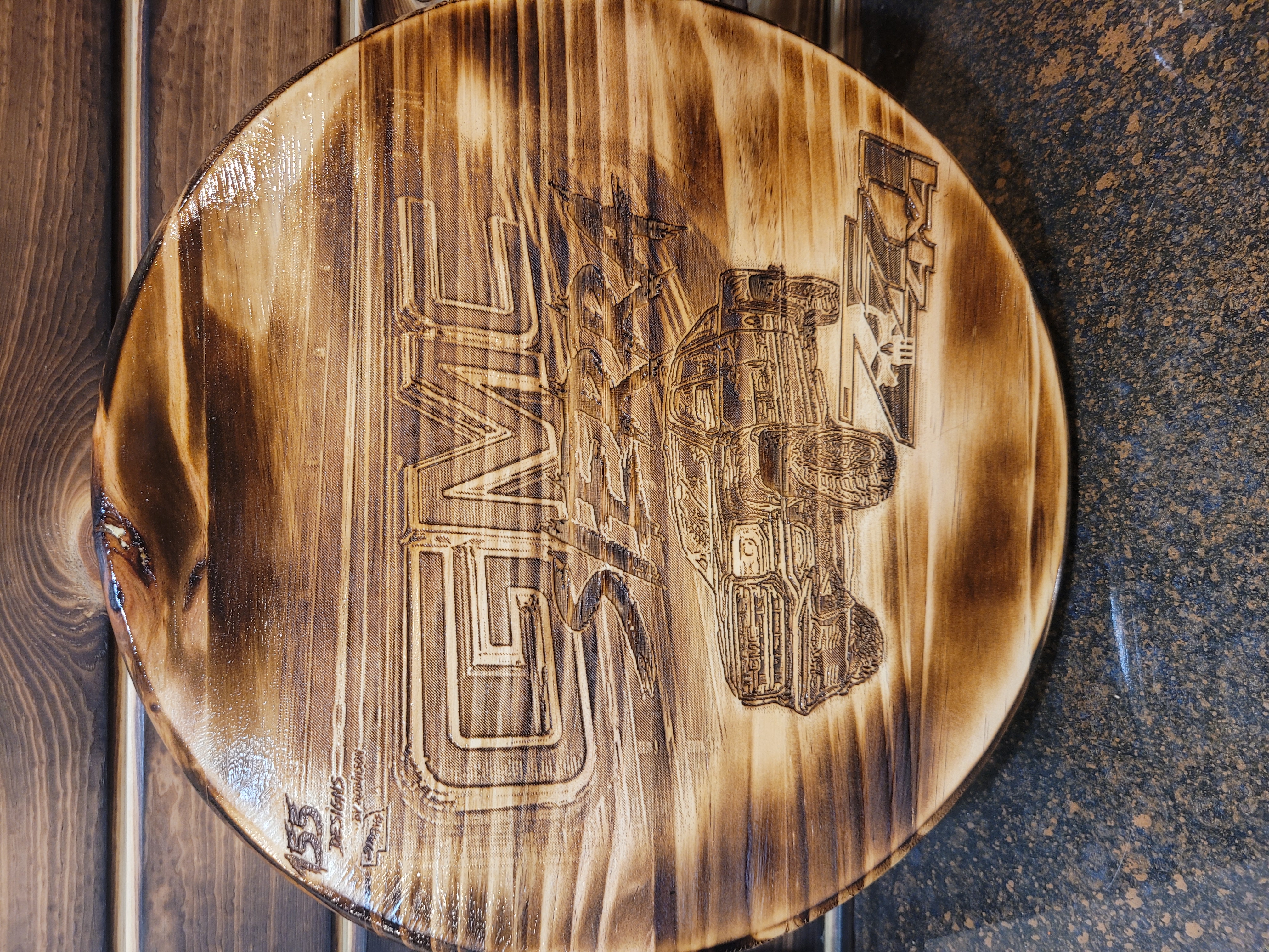 18" Wood Barrel Tops - Cars & Trucks