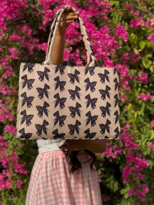 Zara - Original Canvas Bag-Bow