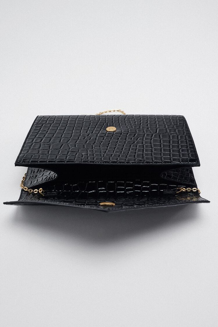 MOCK CROC MAXI CLUTCH BAG