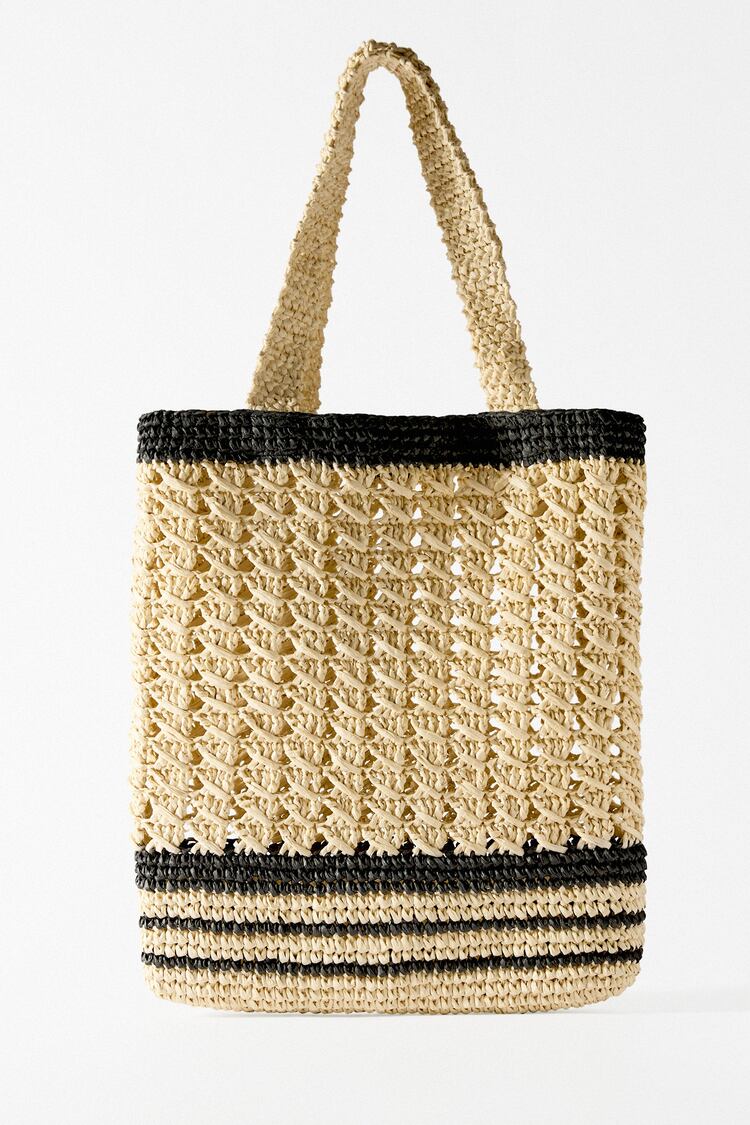 Zara Plaited Tote Bag