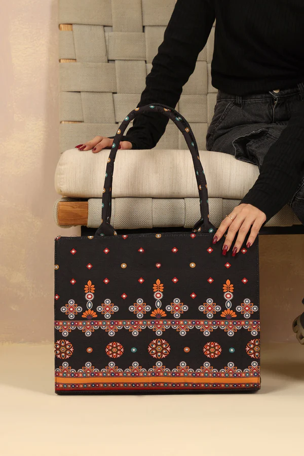 Zara - Original Canvas Bag-Black-029