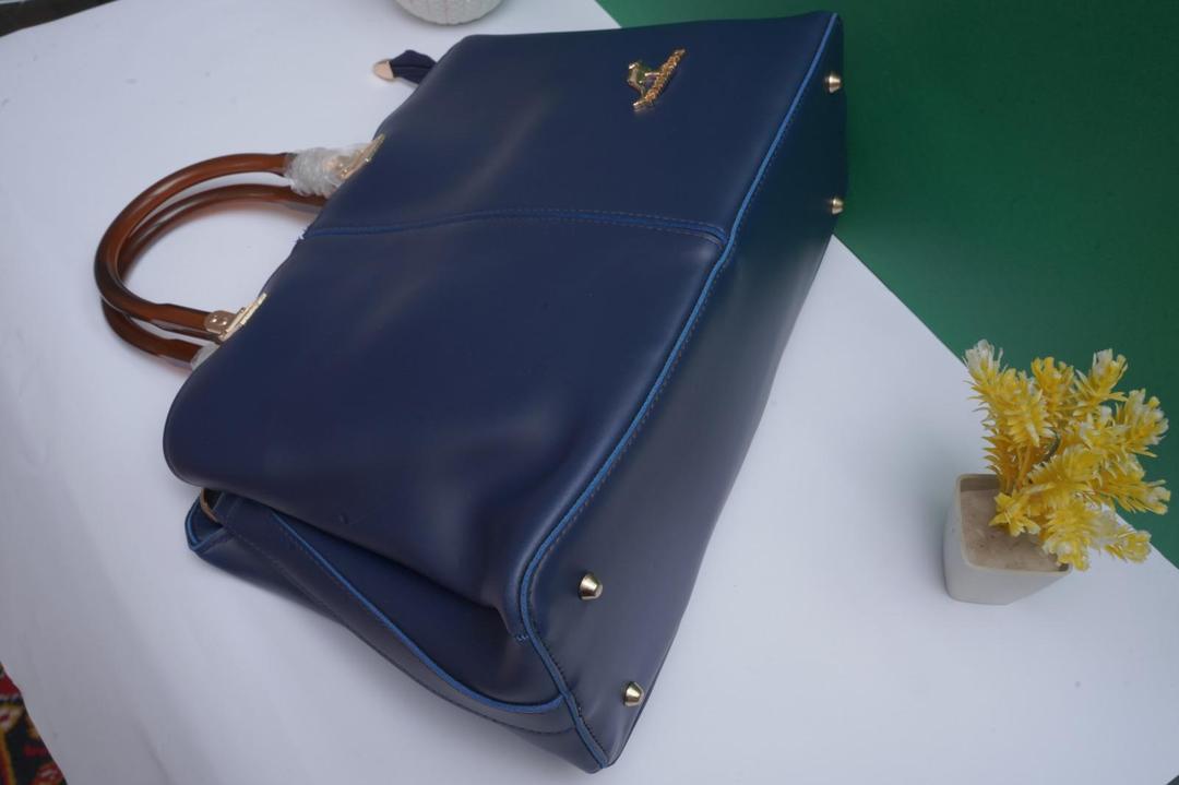 Elegant Navy Blue Handbag