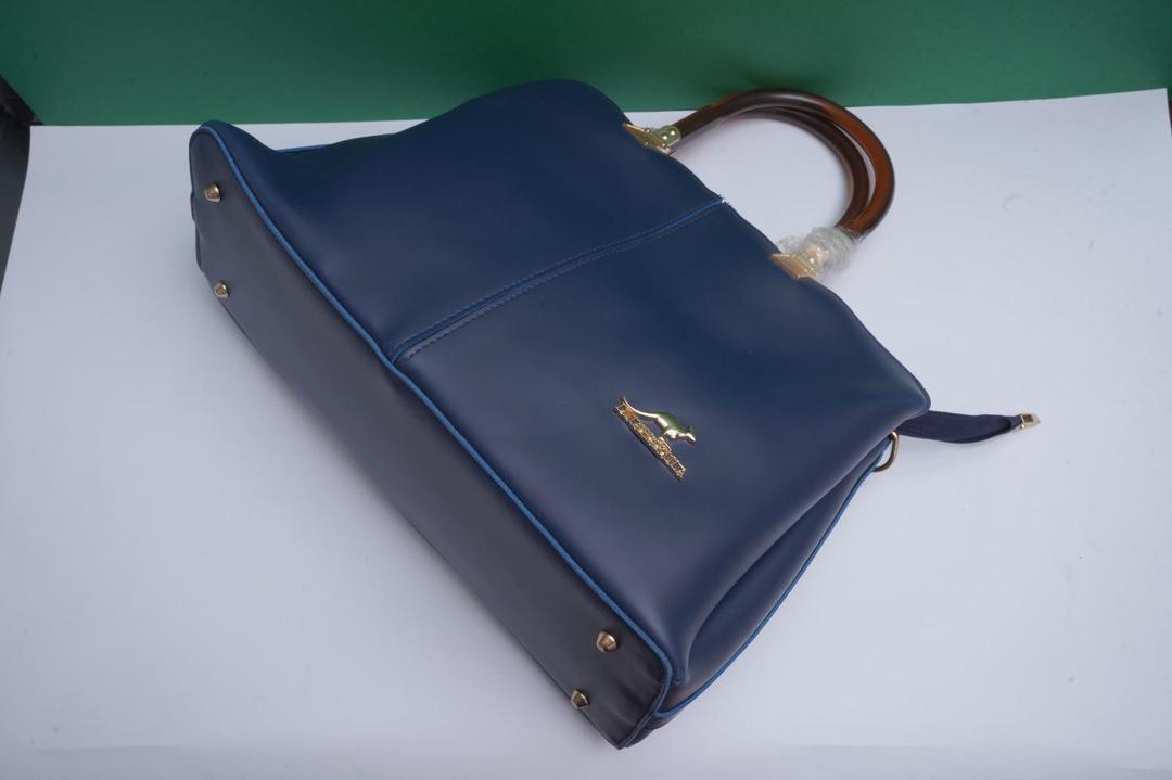 Elegant Navy Blue Handbag