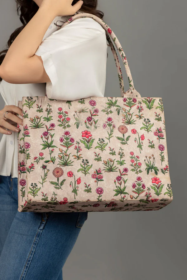 Zara - Original Canvas Bag-peach