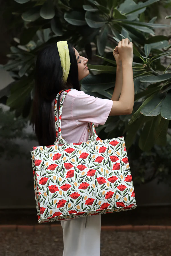 Zara - Original Canvas Bag-CHERRYGRE