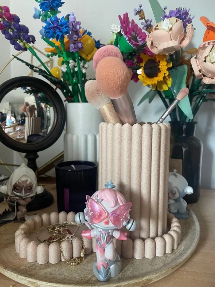 Makeup Brush Holder Set
