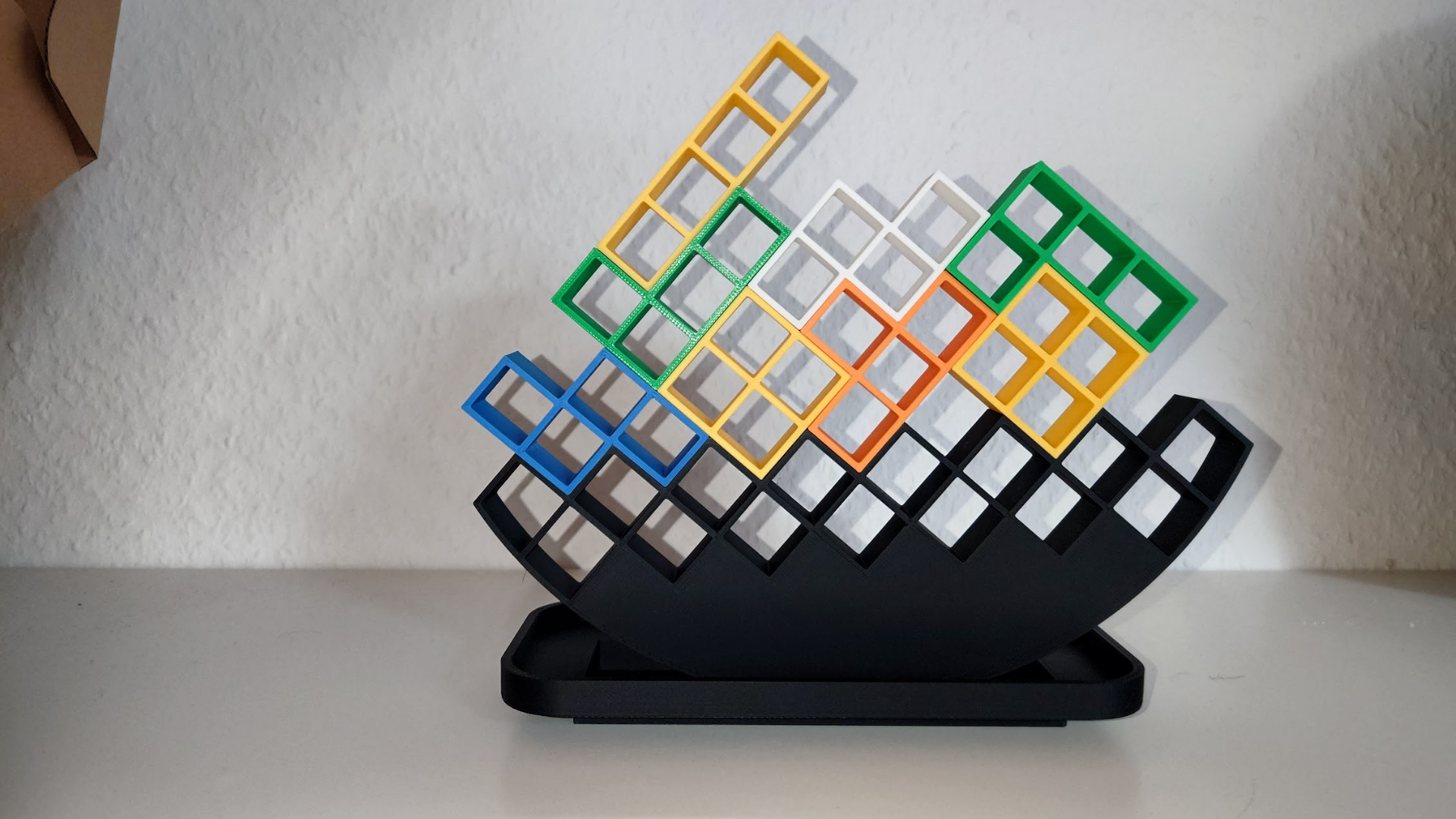 Tetris-Shaped Modular Organizer Set