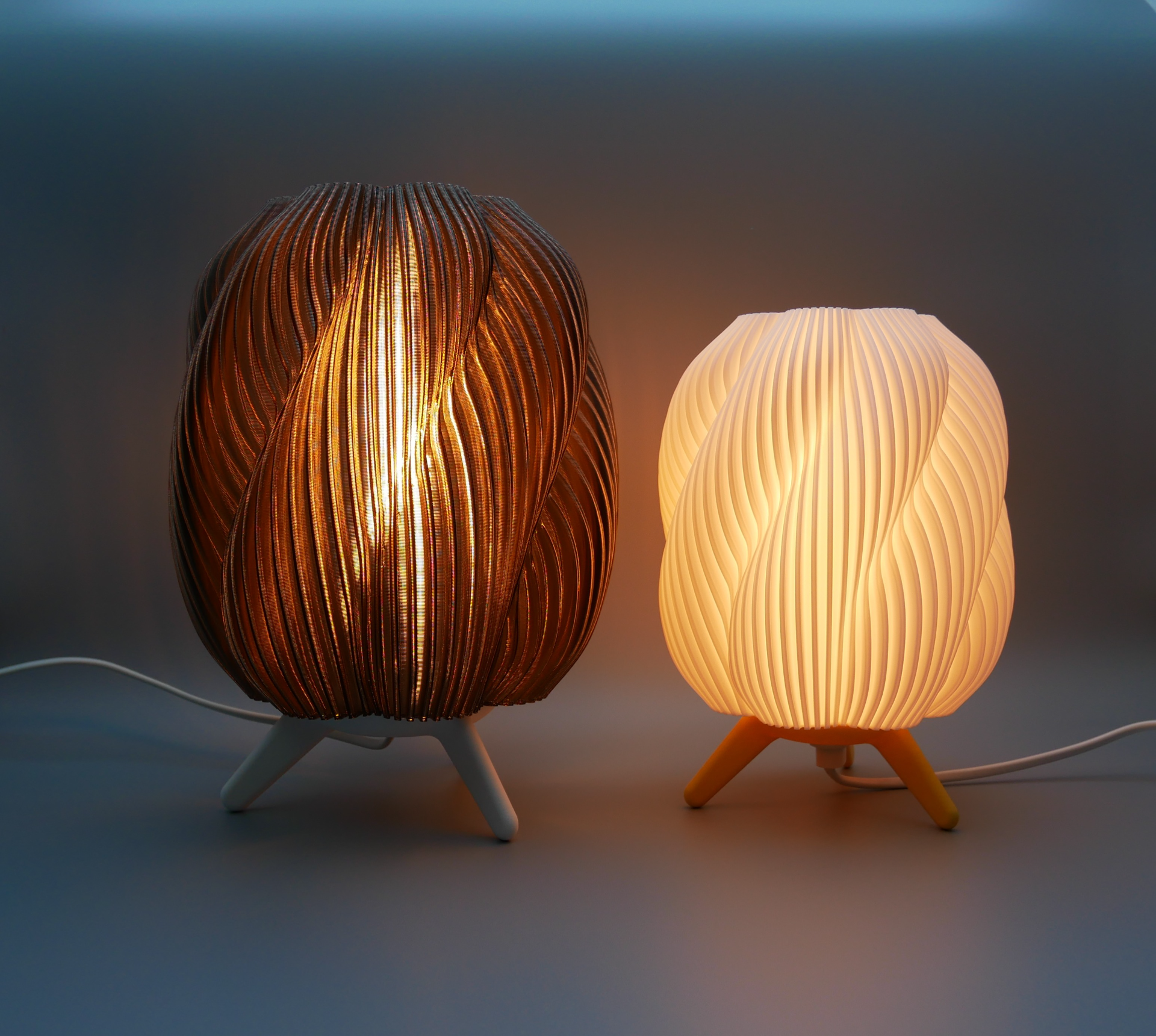 Modern Sculpted Table Lamps