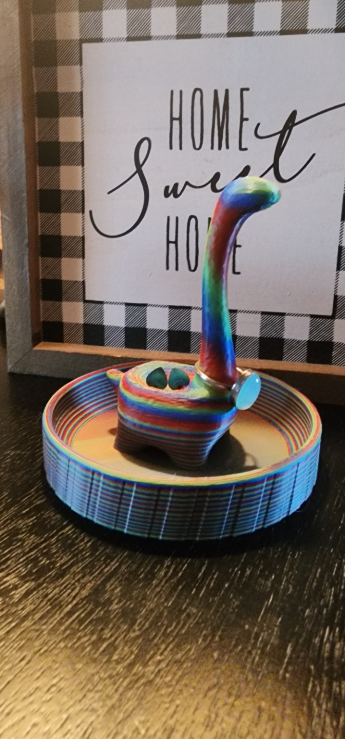 Ceramic Dinosaur Jewelry Holder