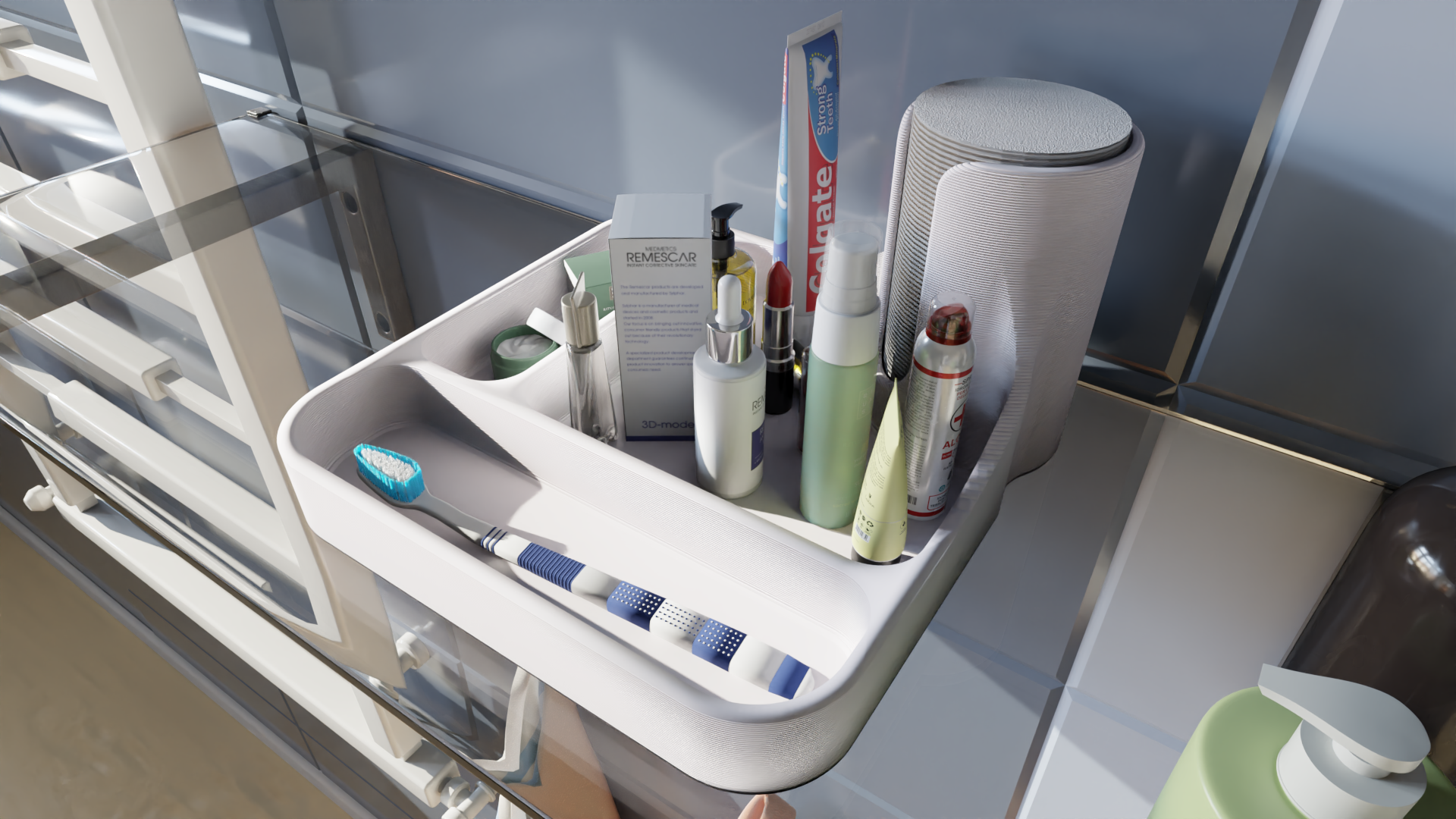 Bathroom Organizer Tray