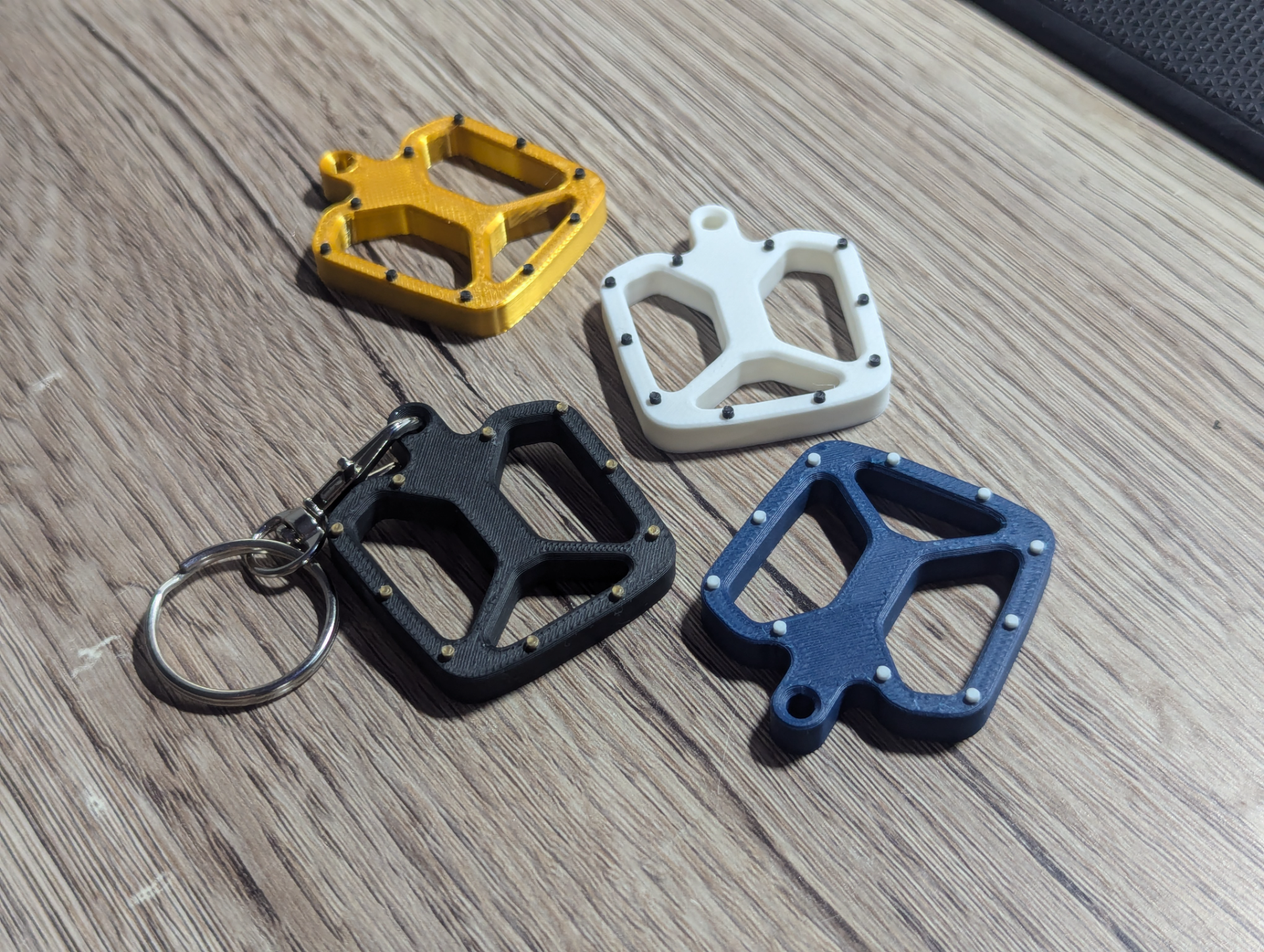 3D Printed Bike Pedal Keychain