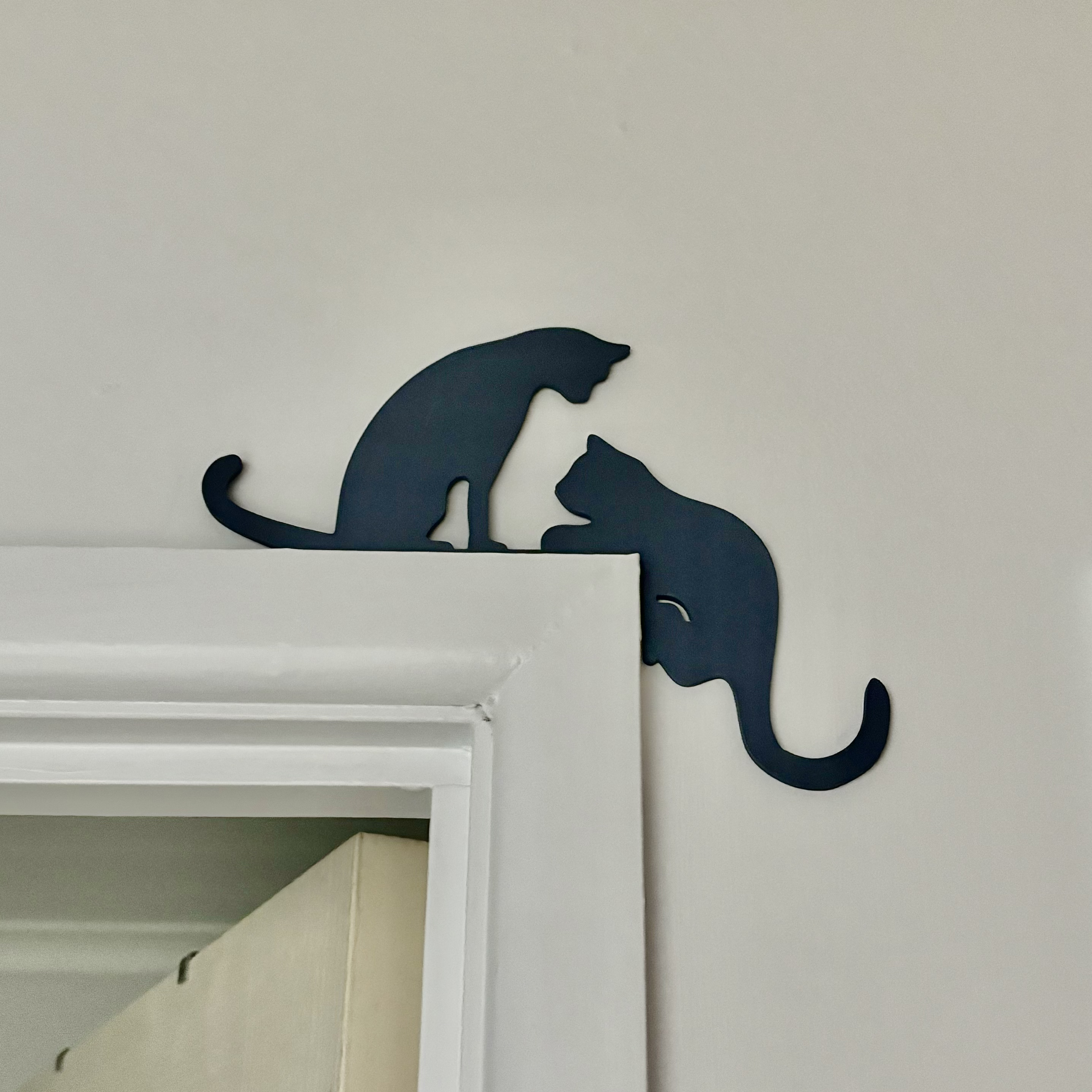 Decorative Cat Silhouette Wall Art 🐈