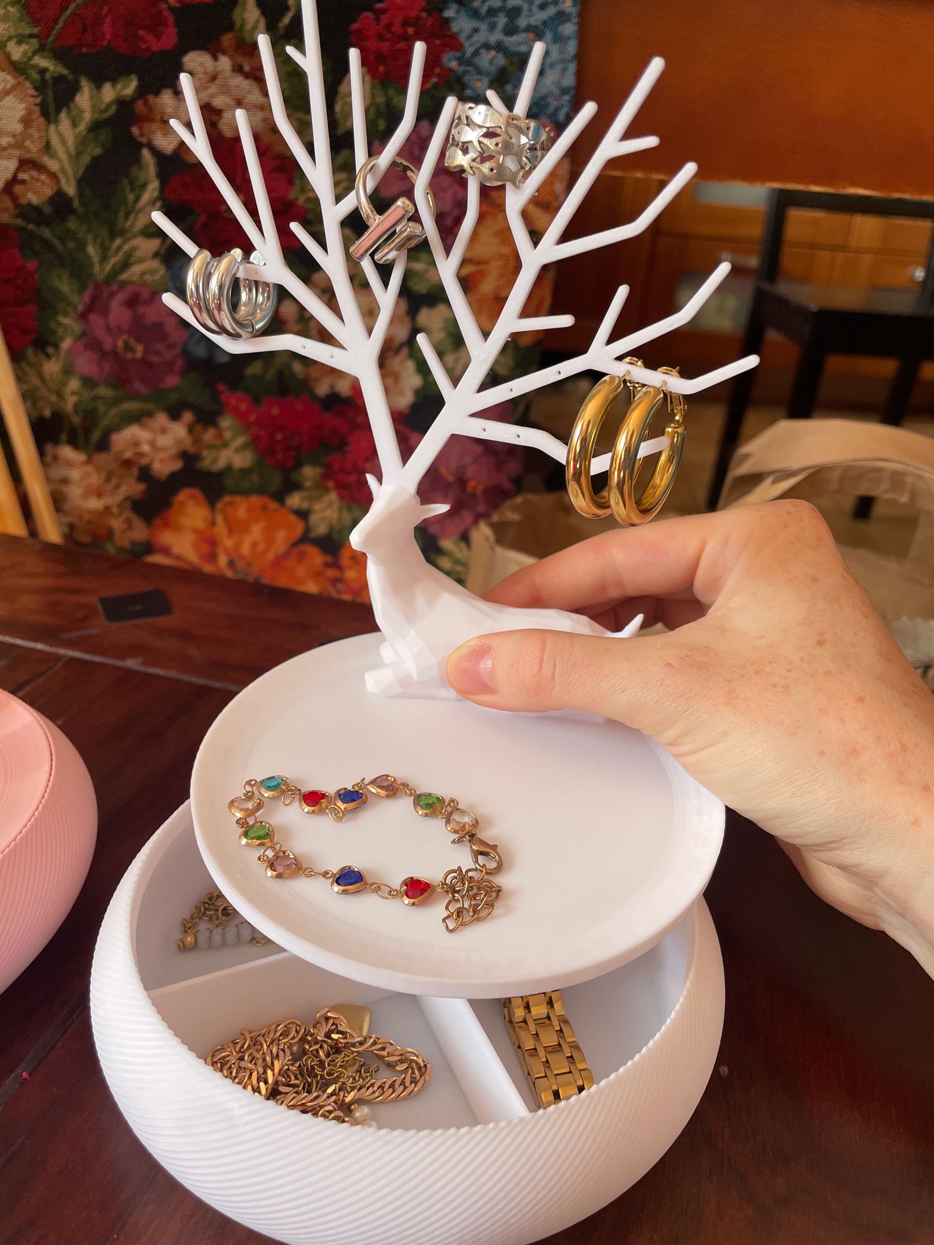 Deer-Shaped Jewelry Organizer