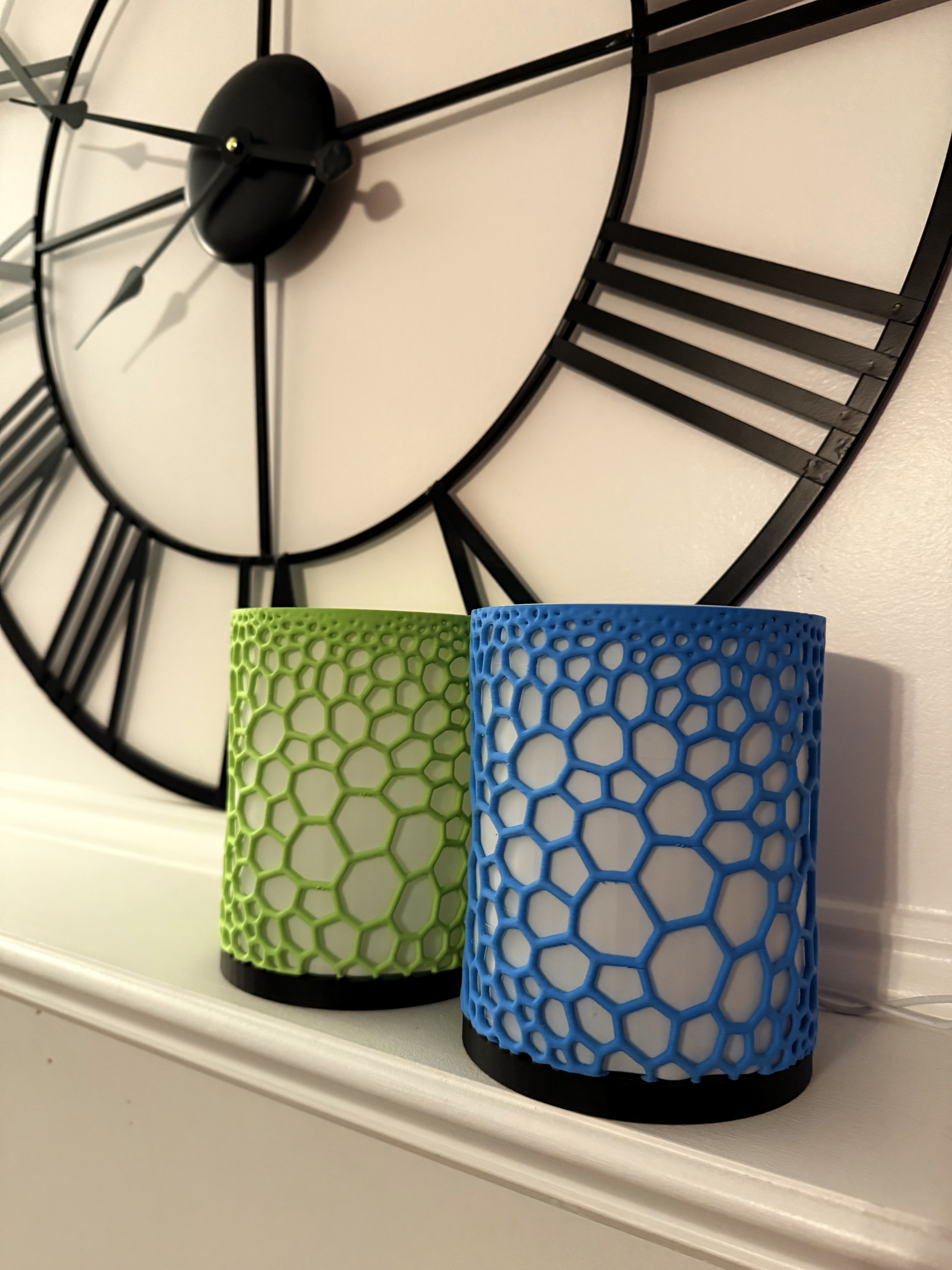 Hexagon Pattern LED Table Lamps