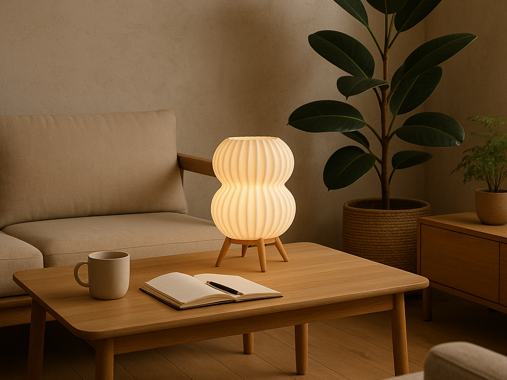 Modern Wavy Table Lamp