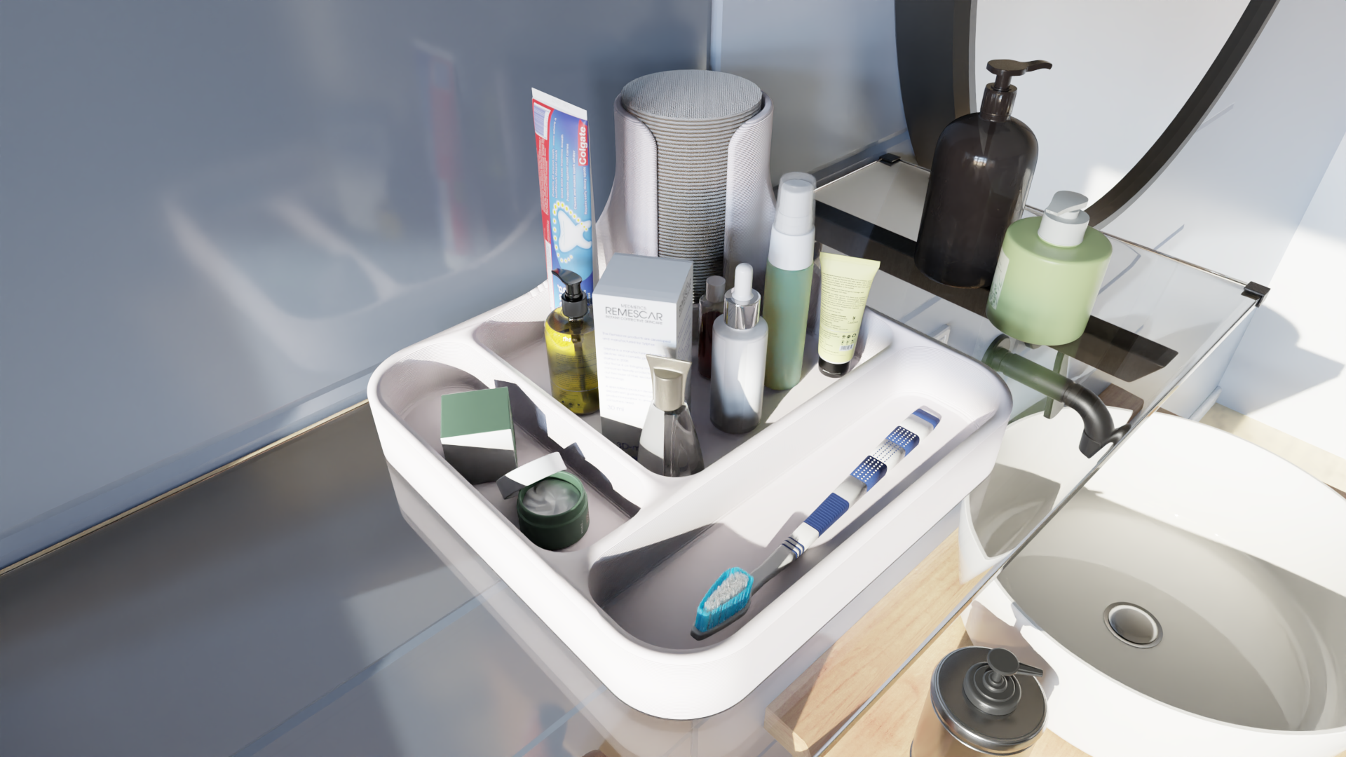 Bathroom Organizer Tray