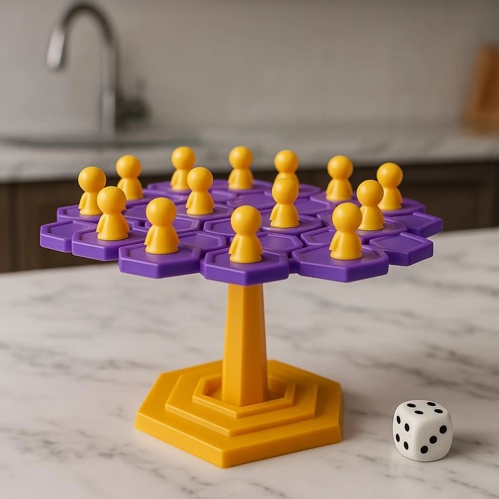 Balancing Pawns Family Board Game