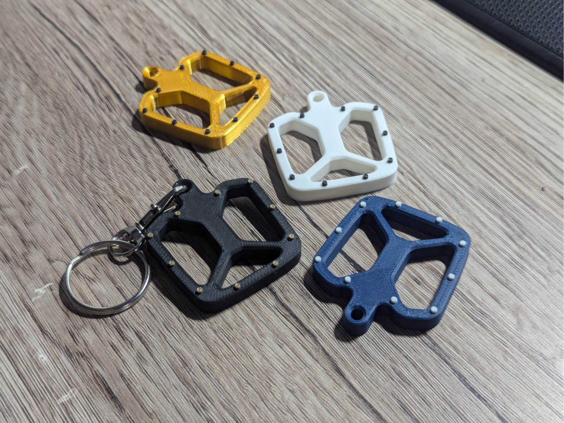 3D Printed Bike Pedal Keychain