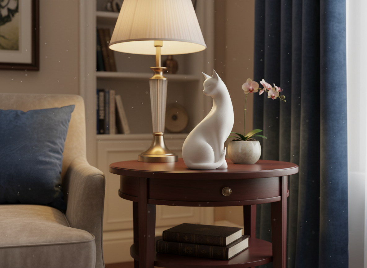 Minimalist Cat Figurines Set 🐾