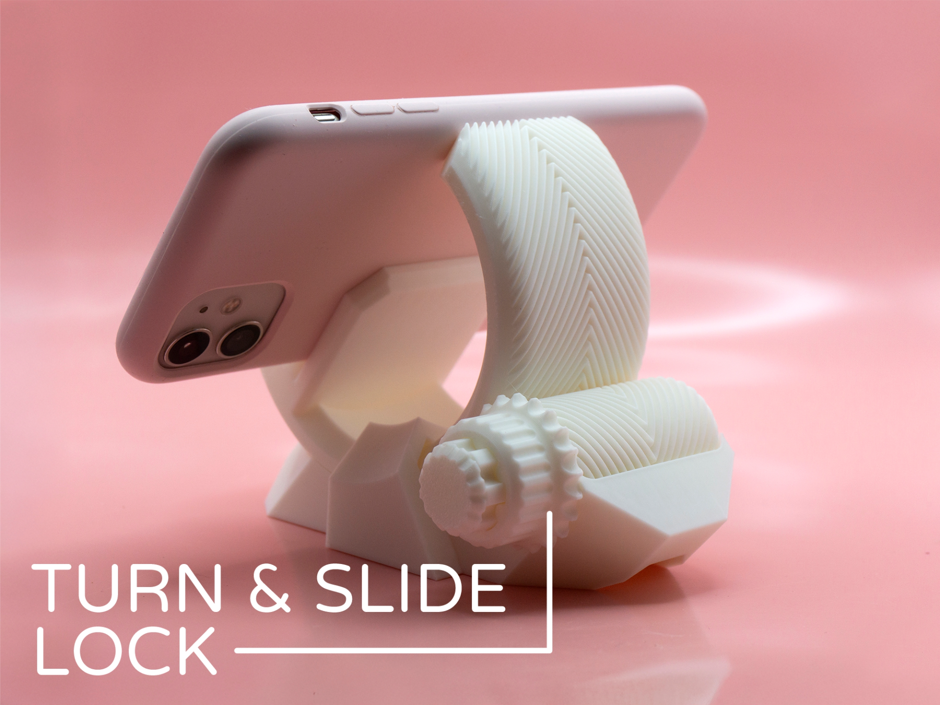 Turn & Slide Lock Phone Stand
