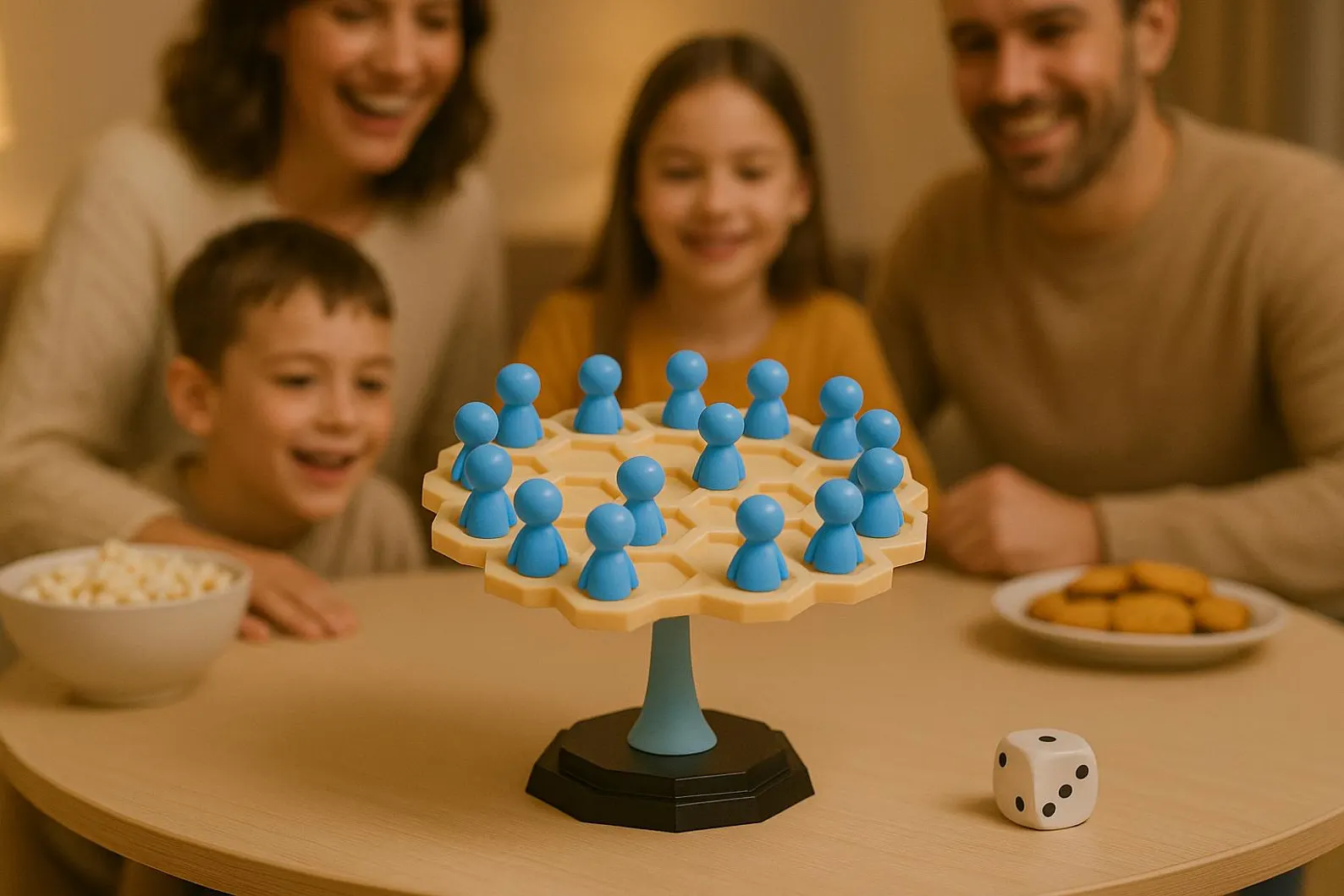 Balancing Pawns Family Board Game
