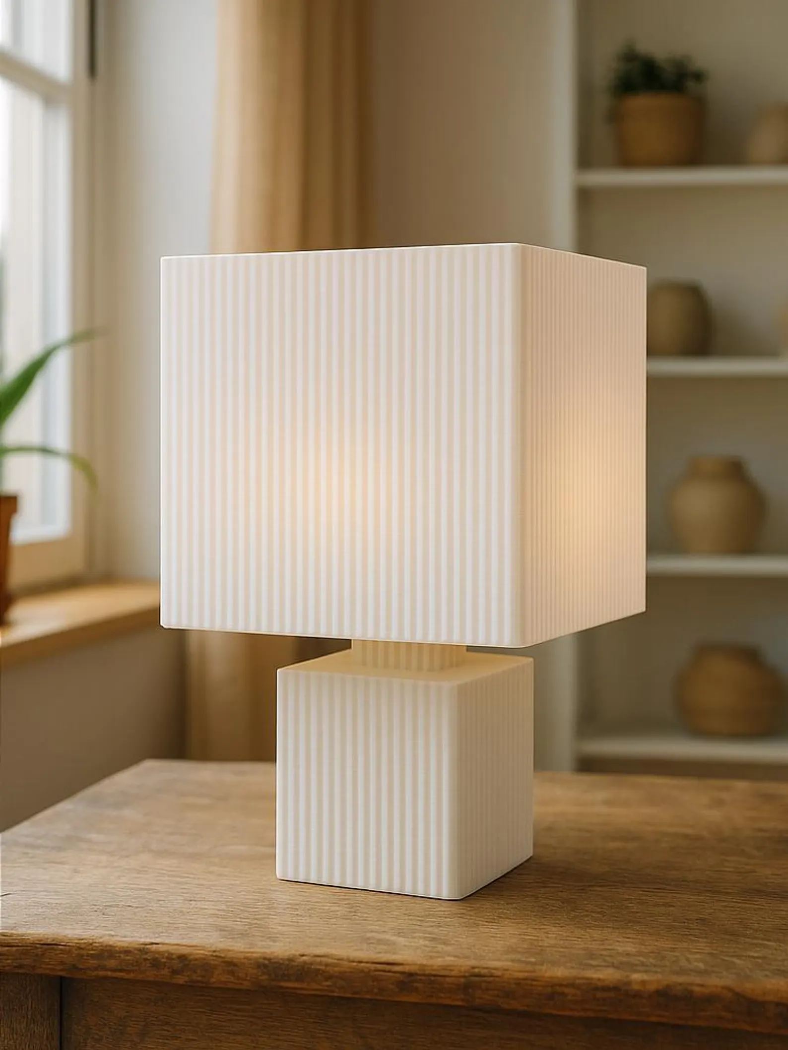 Hinoki Marble Textured Lamp