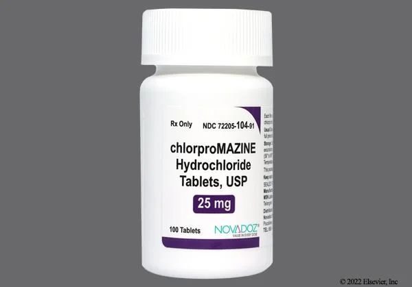 Chlorpromazine Hydrochloride Tablets, USP 25 mg