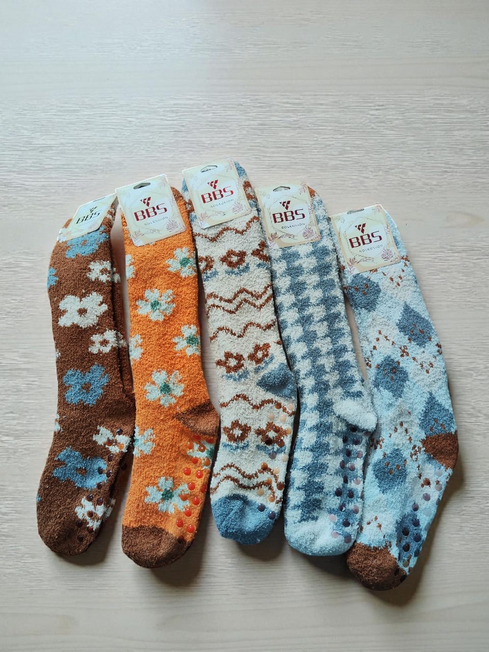 CALCETA AFELPADA ANTIDERRAPANTE