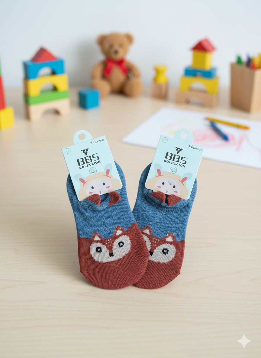 Calcetines infantiles con orejitas