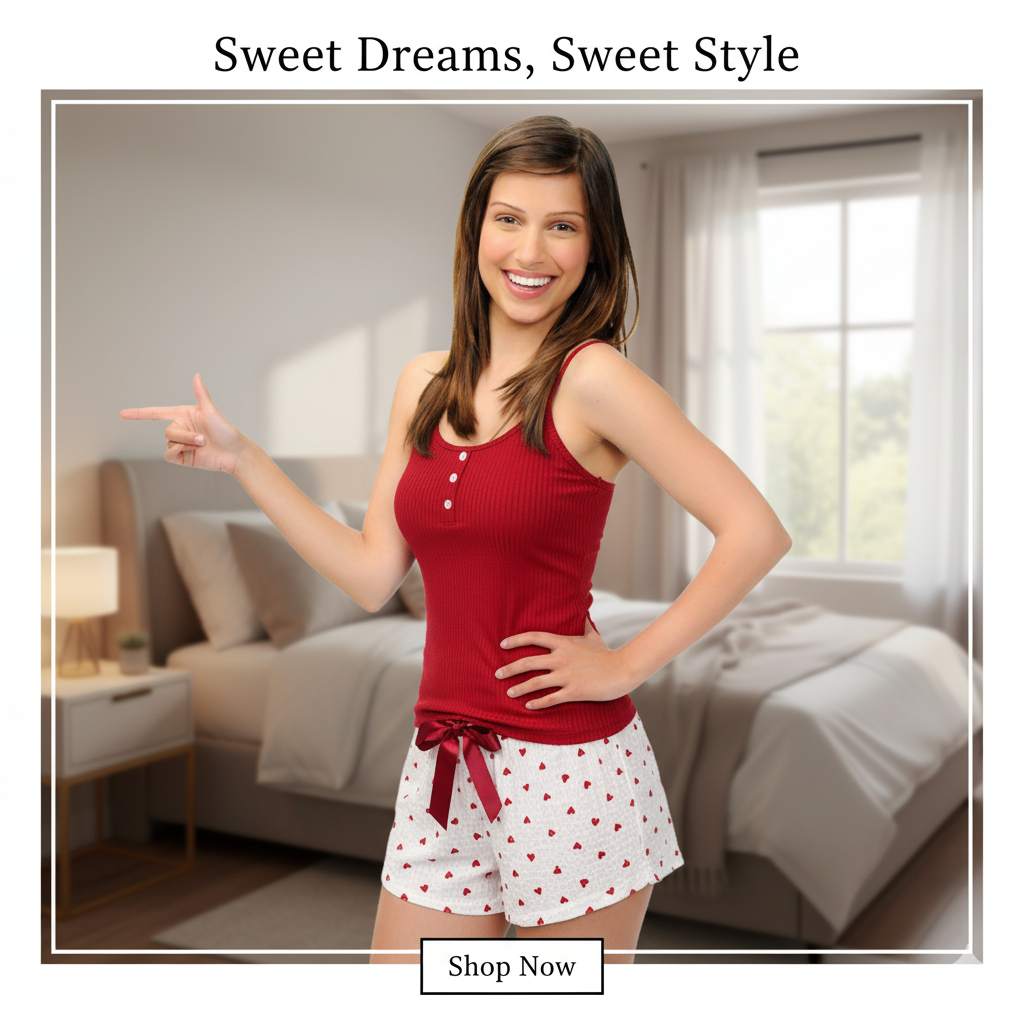 Conjunto de pijama femenino