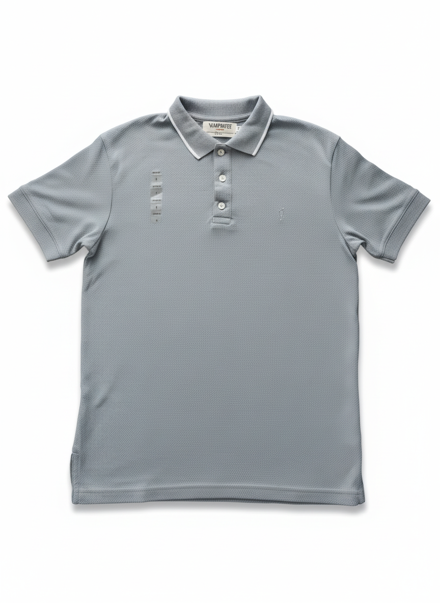 Camisa Polo Hexa. color Gris
