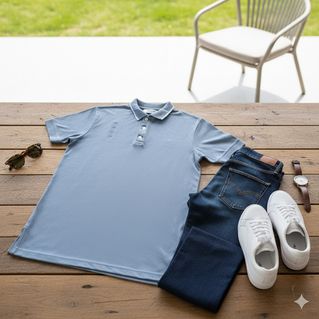 Polo azul claro Carpenter 