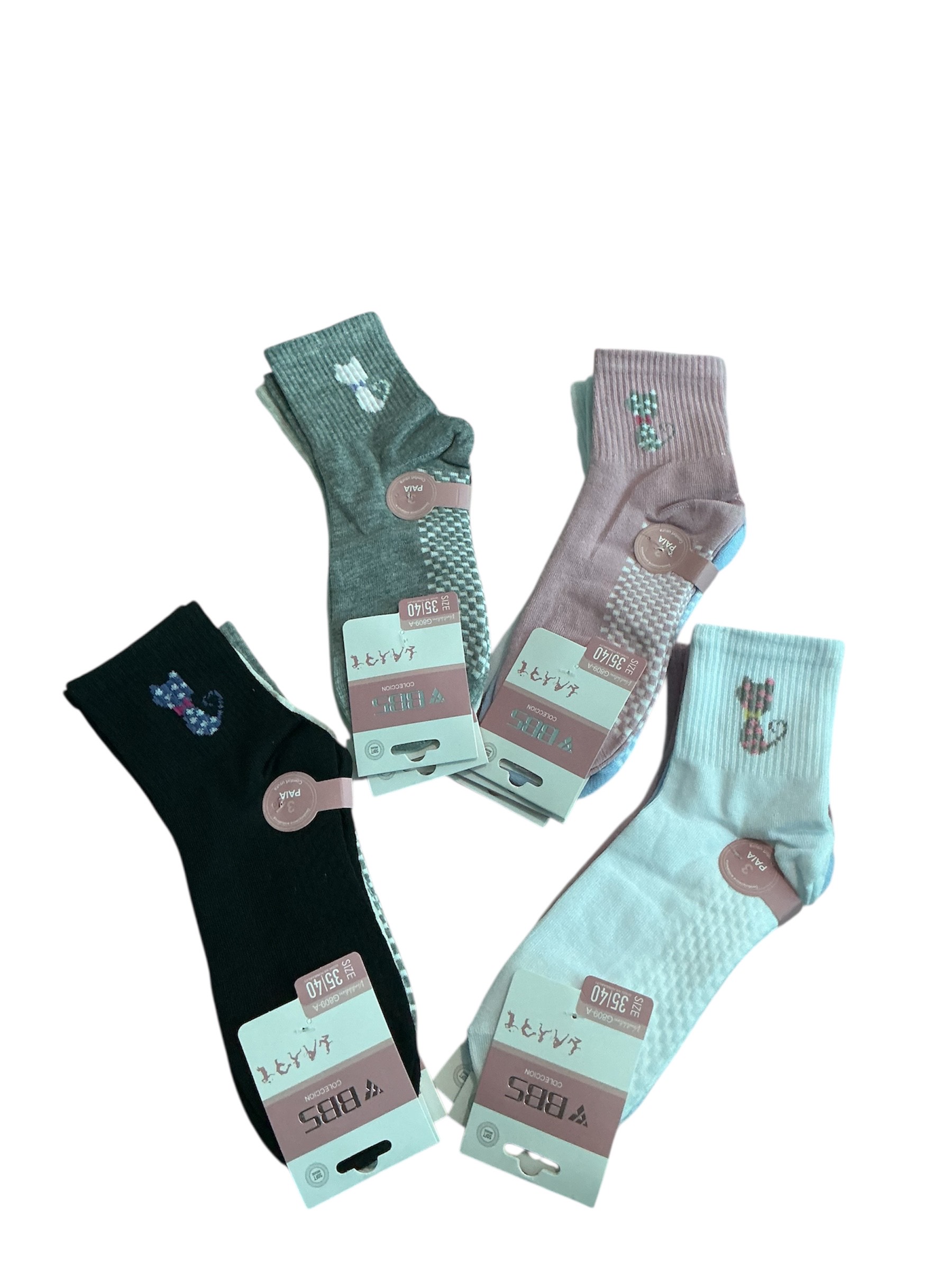 CALCETA DEPORTIVA DAMA ESTAMPADO