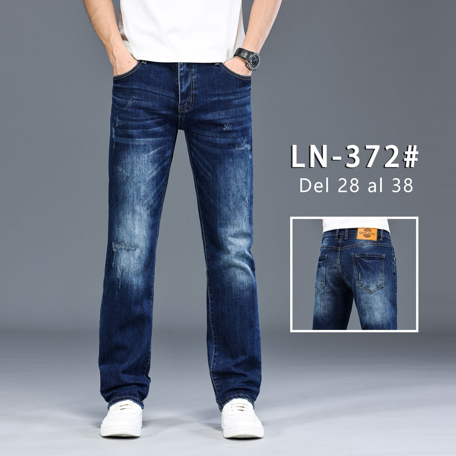 Jeans clásicos para hombre LN-372