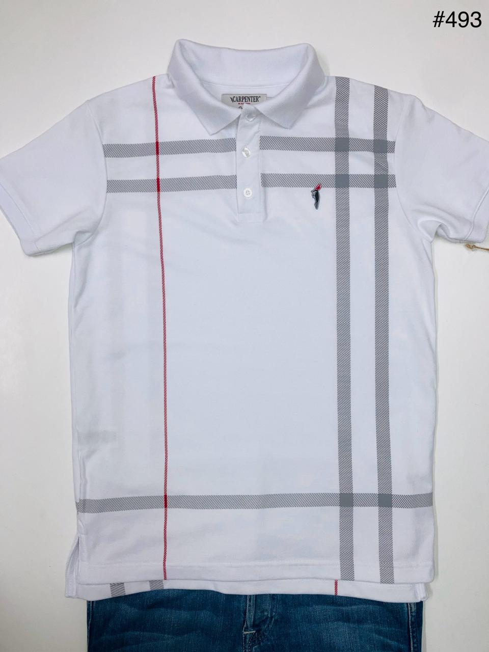 Camiseta polo blanca XXL