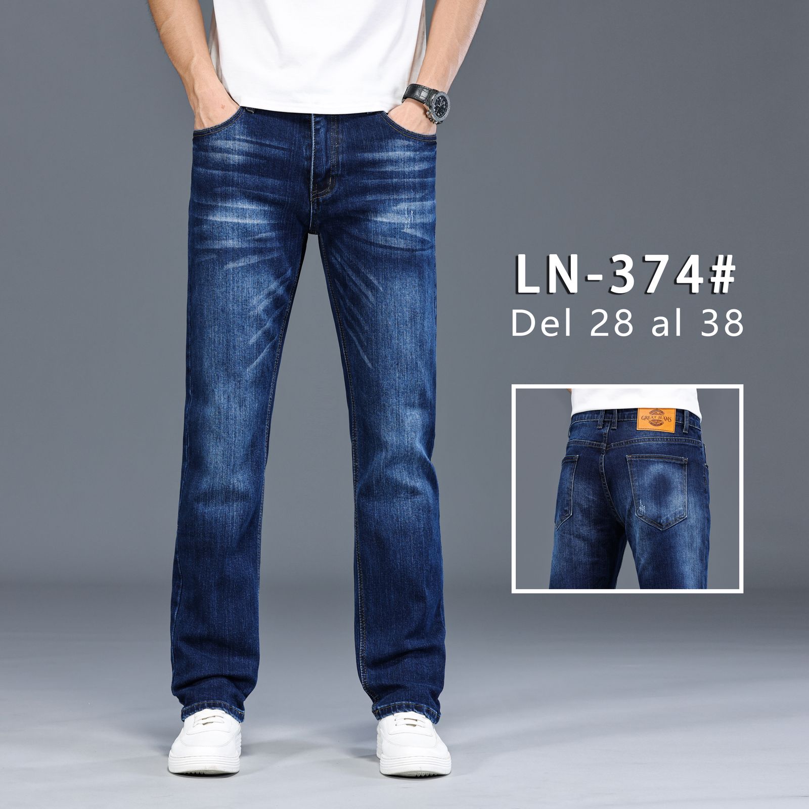 Jeans Azul LN-374