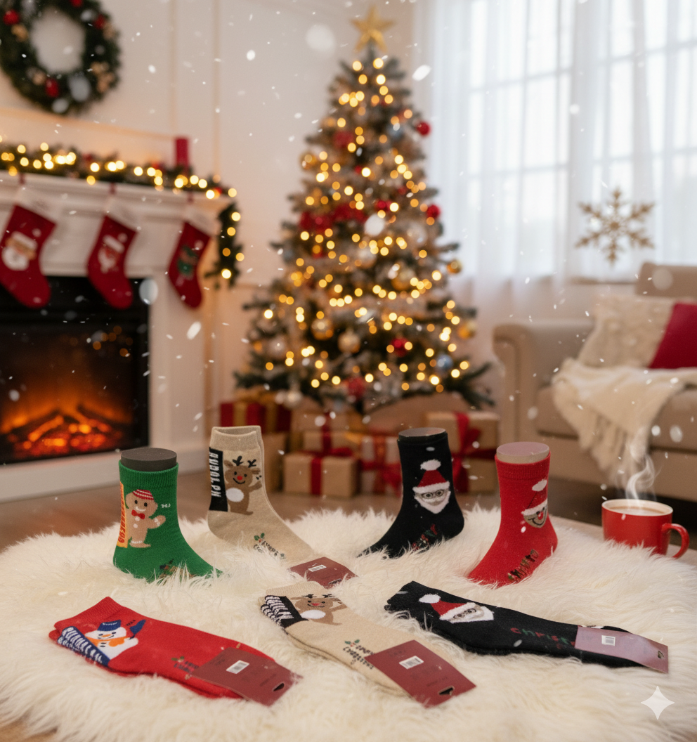 Calcetines navideños 