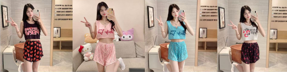 Pijama Dama Short Largo