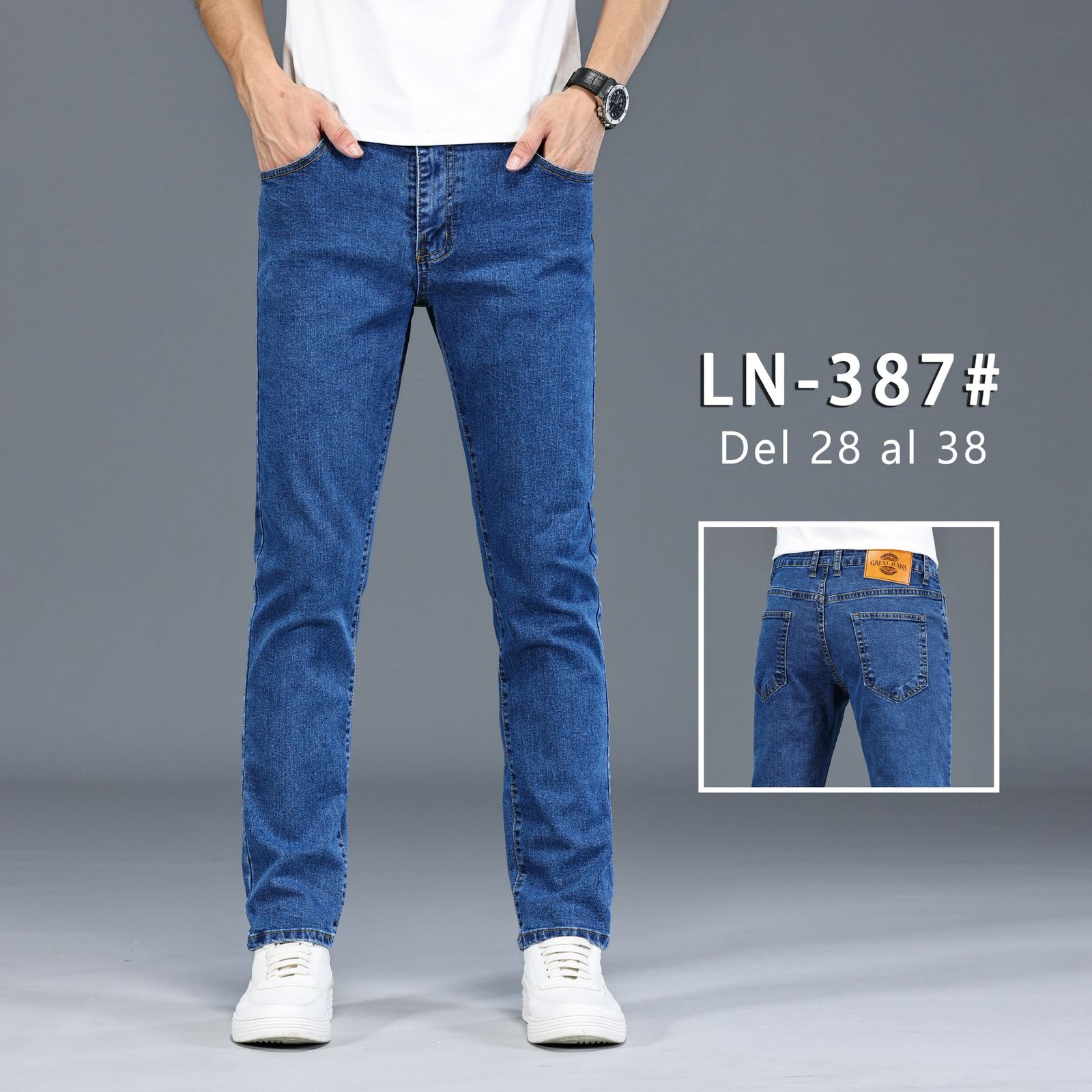 Pantalón vaquero para hombre LN-387