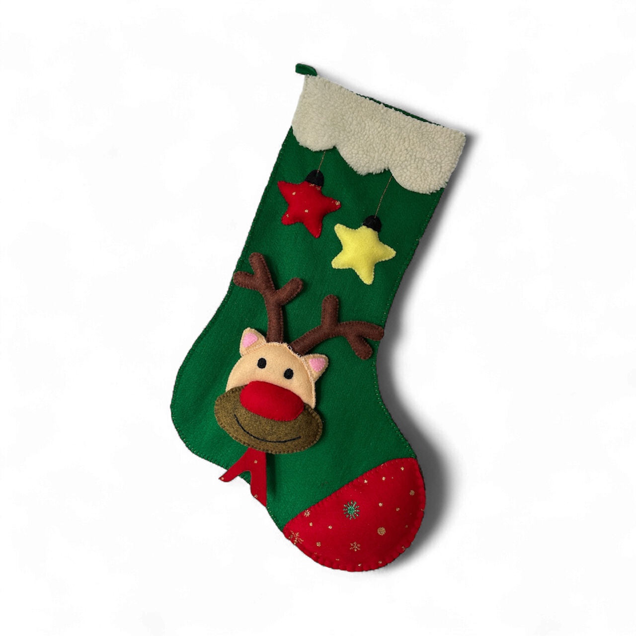 Bota navideña de reno