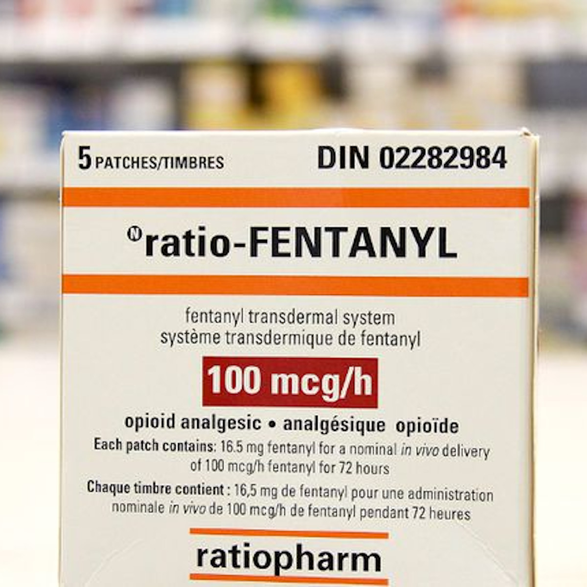 ratio-Fentanyl 100 mcg/h patches