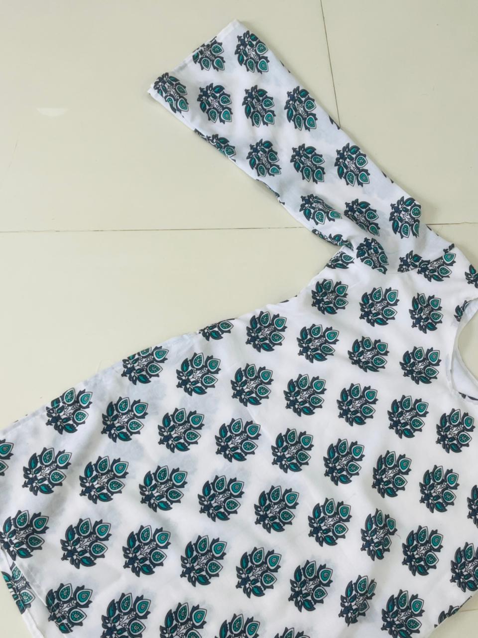 Printed cotton kurti