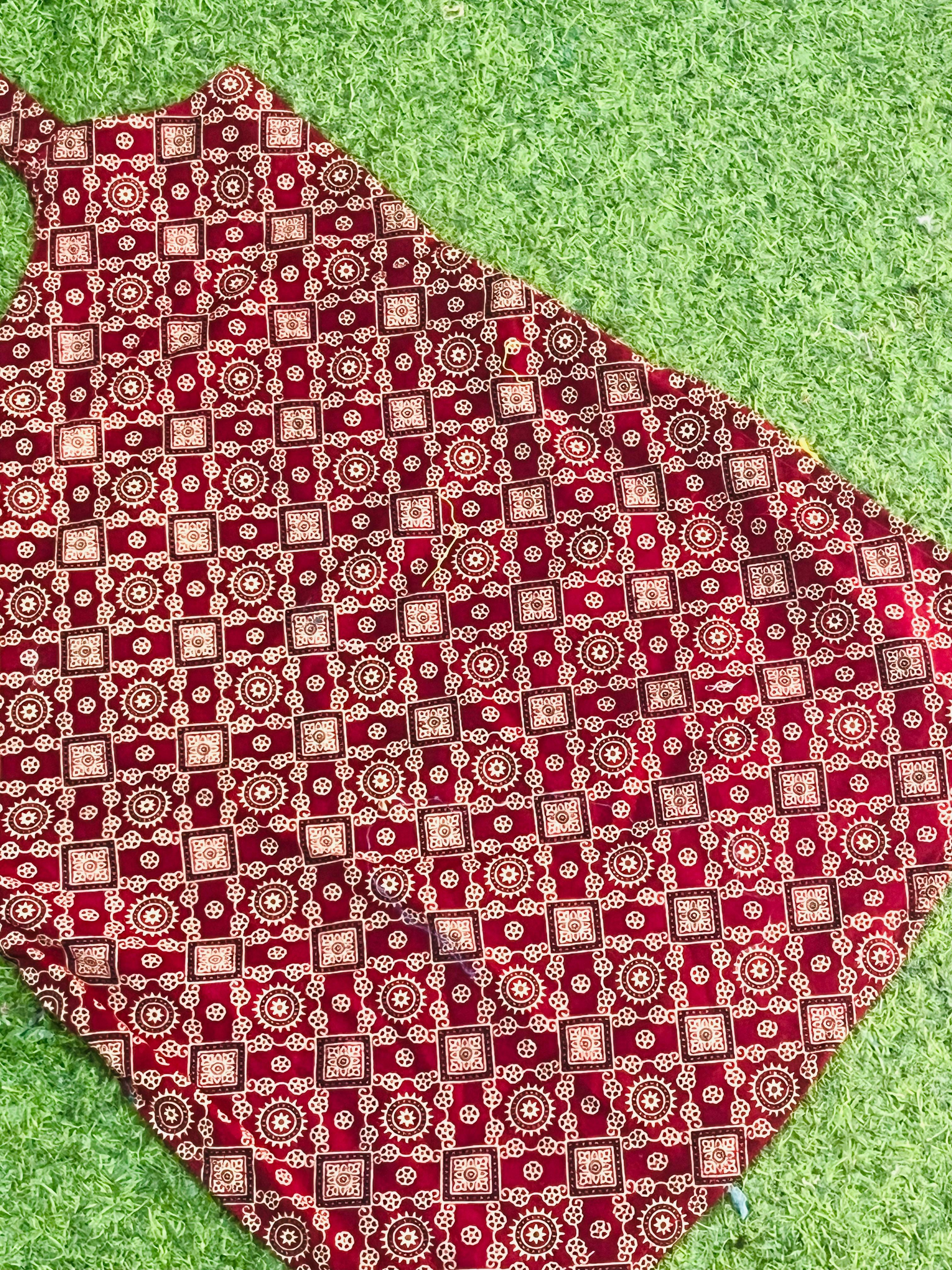 Maroon short kurti for girls