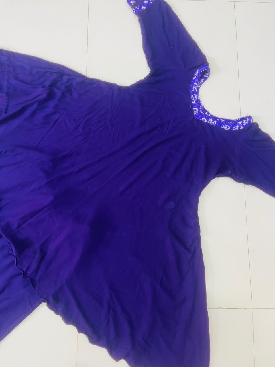 Elegant Purple Kurta Set