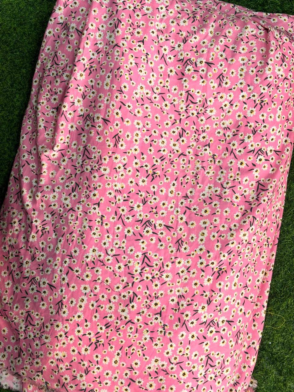Pink Floral Printed Kurti