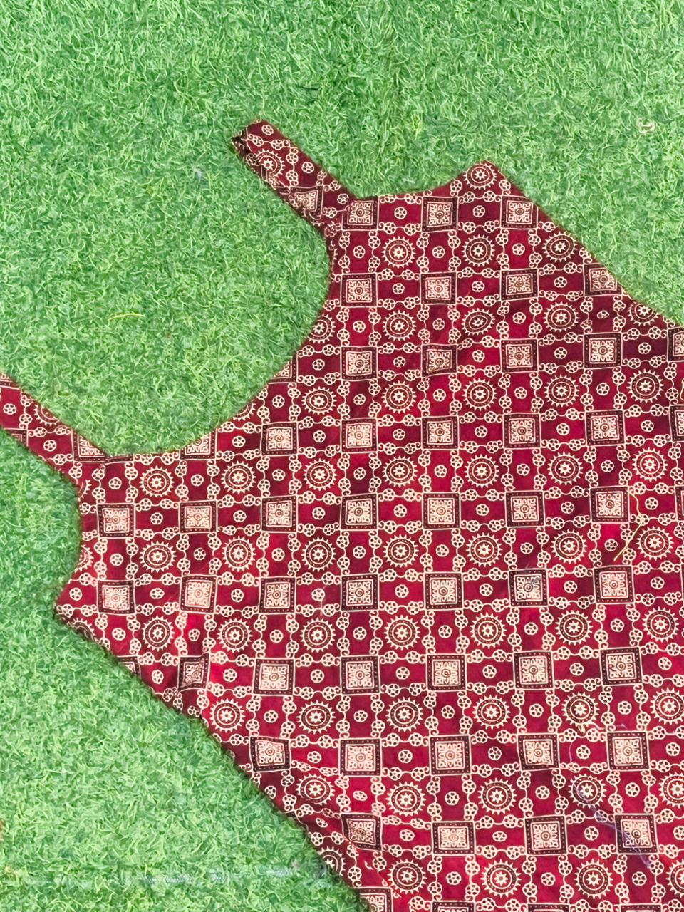 Maroon short kurti for girls