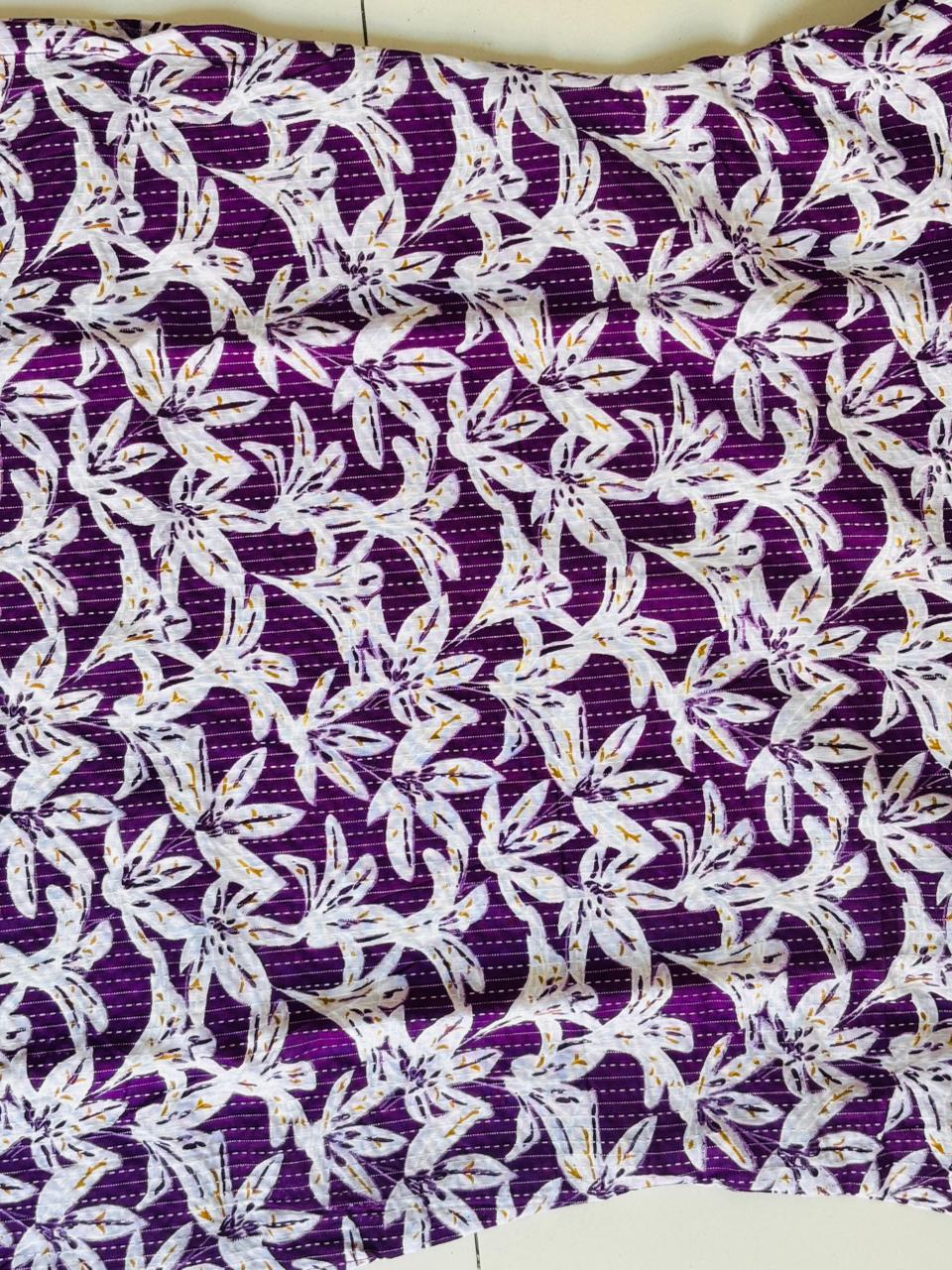 Floral Print Cotton Kurti