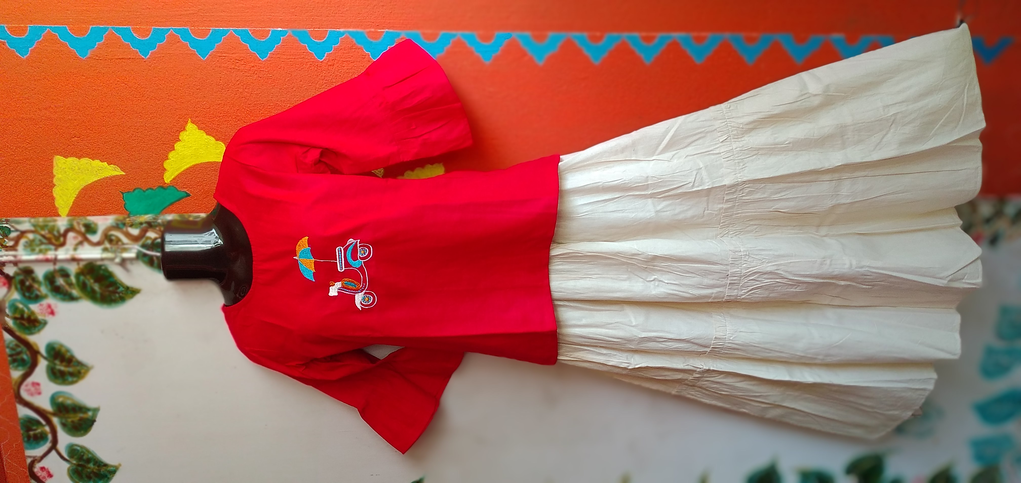 SUNNY BLISS - Peplum Hem Fitted pleated V Neck Sleeveless Top in Haze Red.