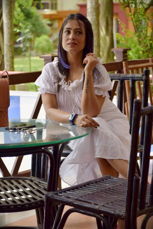 ARIA WHISPERS -Frilled HandmadeDesigner wear for Coffee Meet to Family gatherings.