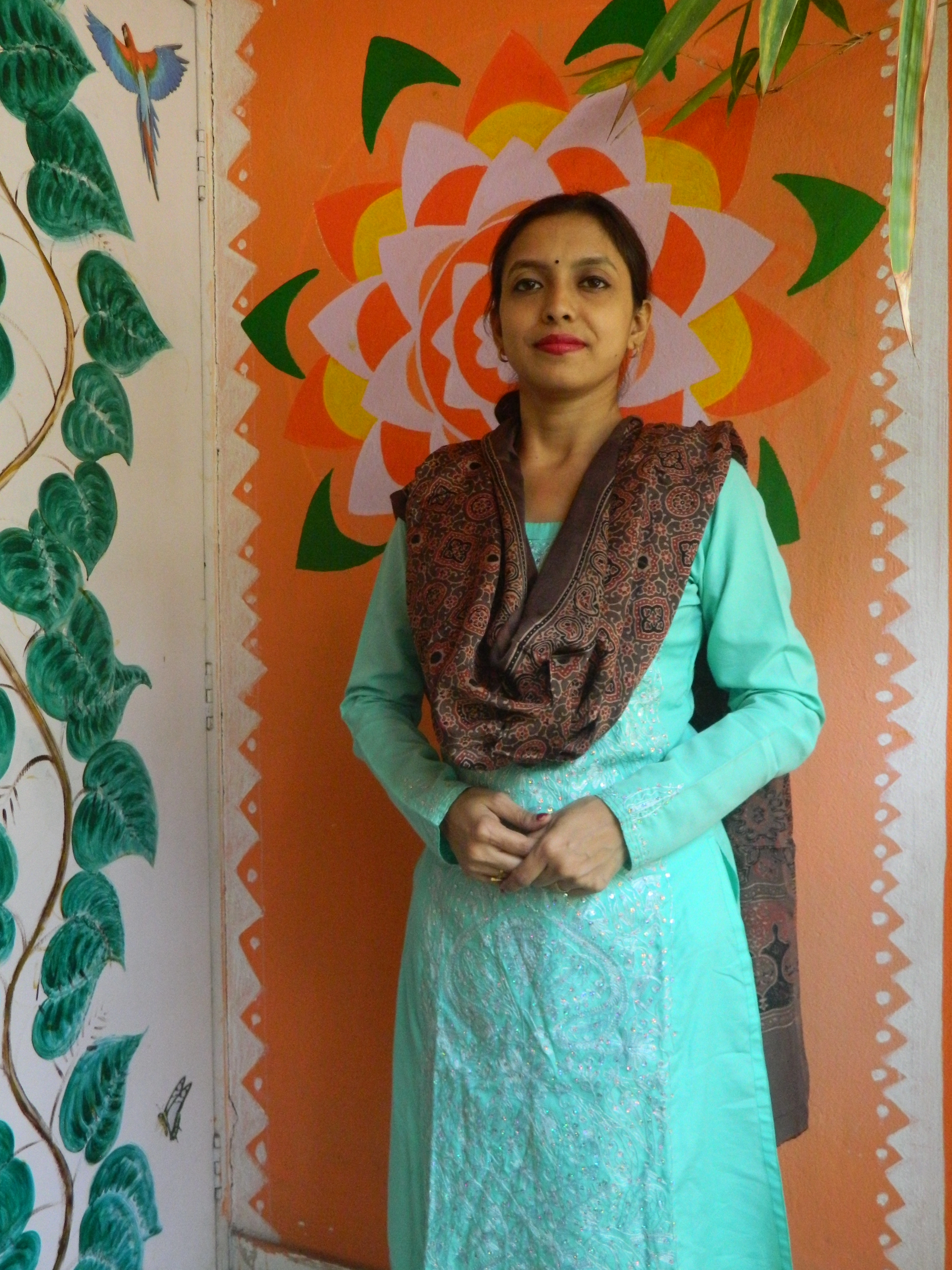 Rivaaz - Moca Brown Ajrakh-printed Premium Modal Silk Dupatta --Traditionally Chic